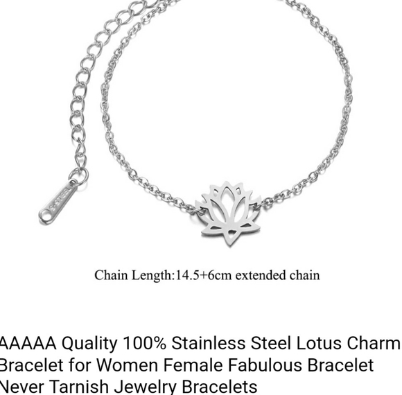 Elegant Lotus Bracelet - Picture 5 of 6